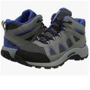 Merrell Youth Boys Oakcreek Mid Lace Hiking Sneaker Wide 6.5 (Big Kid)